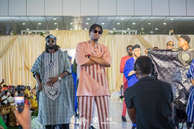 La collection homme sur le podium